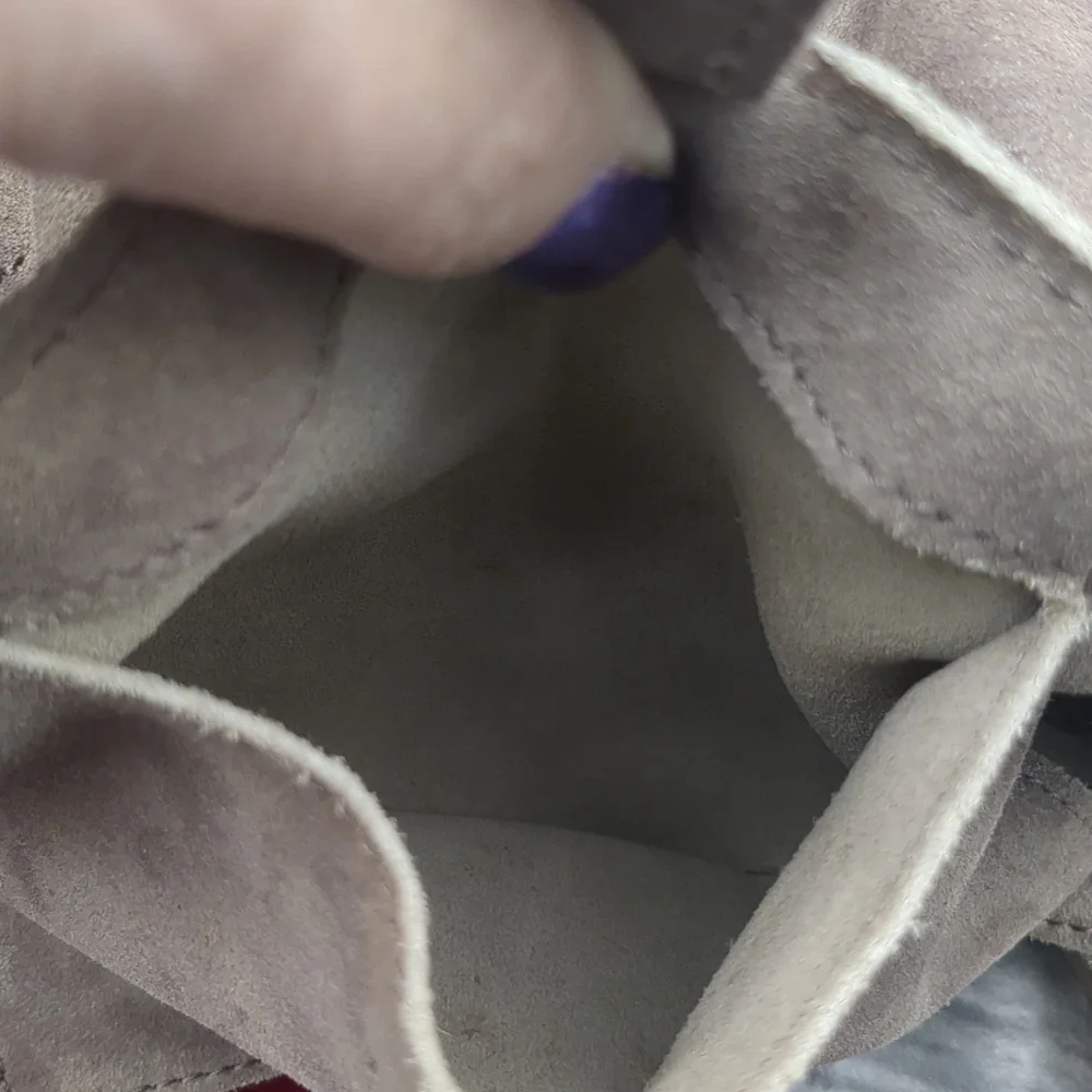 Hammitt Oliver Suede Grommet Stud Pewter/Metallic Tote Bag
